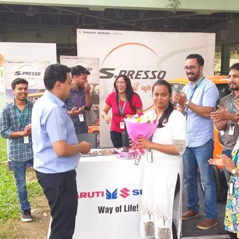 Maruti car launch activation event organized by Fuel India